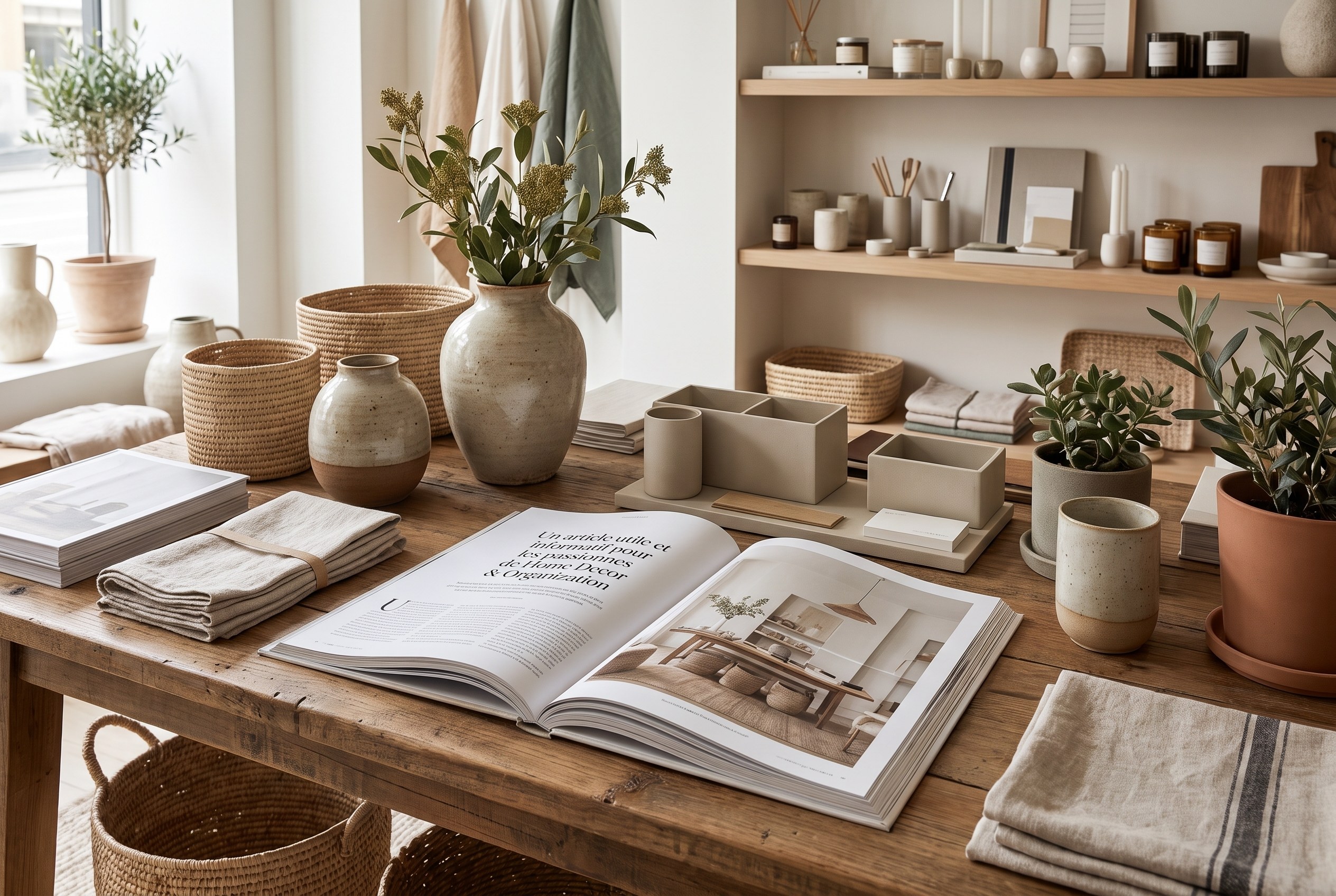 Illustration: Idées déco & rangement pour petits espaces côtiers modernes