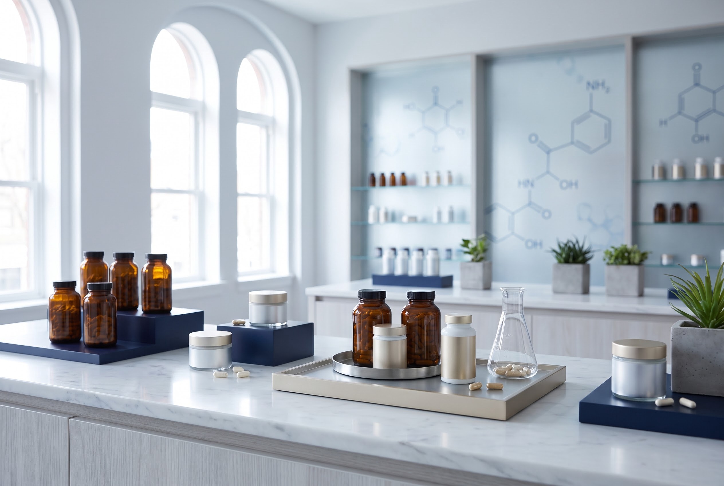 Illustration: Nutraceutiques premium : science, absorption et vitalité