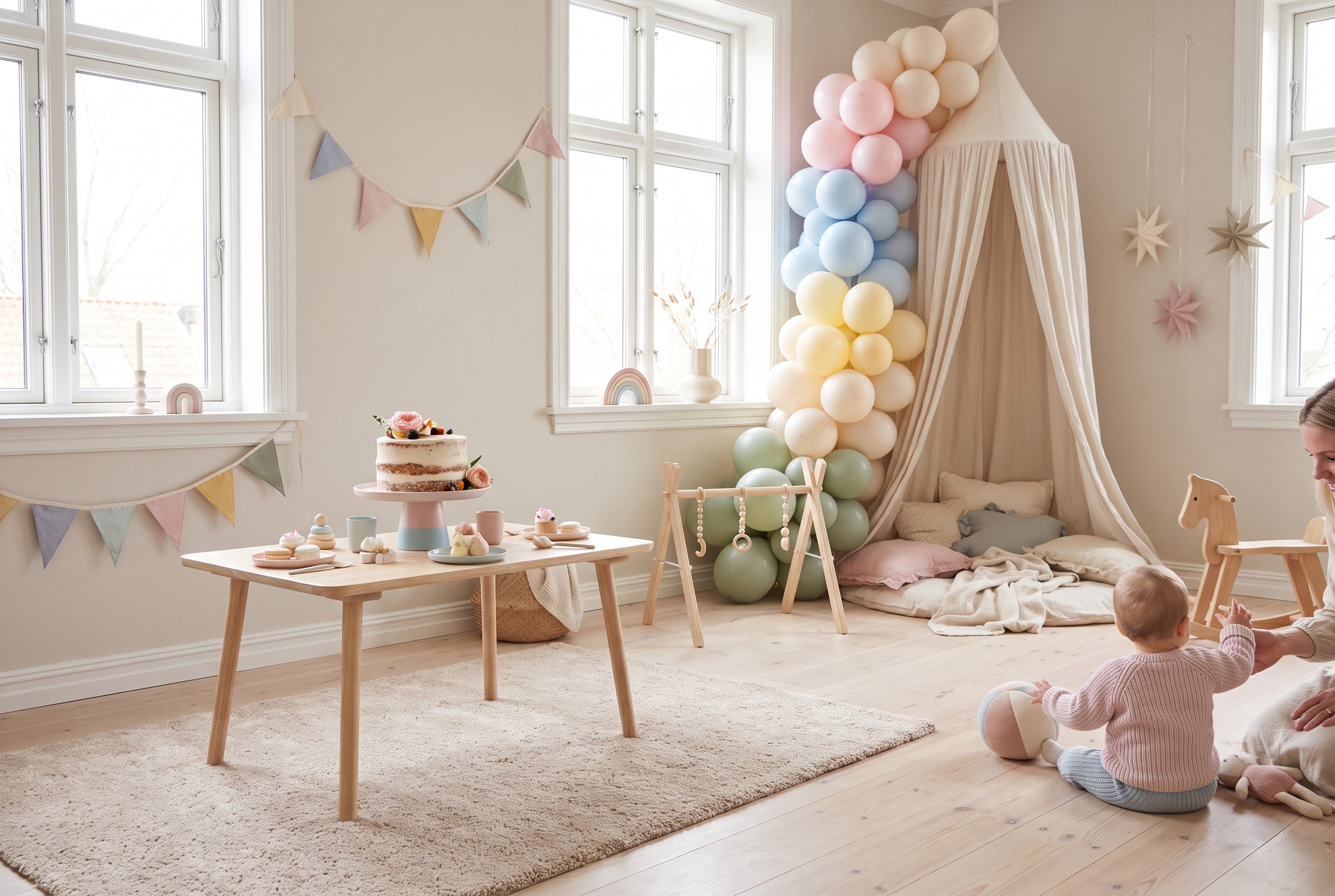 Illustration: Les 5 indispensables pour un premier anniversaire bébé